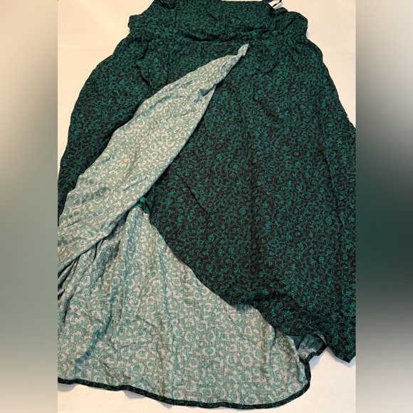 NWT Torrid Tea Length Challis Square Neck Dress Leopard Convo Bosphorus Size 2X - Picture 5 of 16